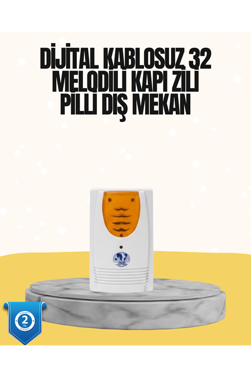 Kablosuz Kapı Zili Düzenli ve Konforlu Yaşam Alanları İçin