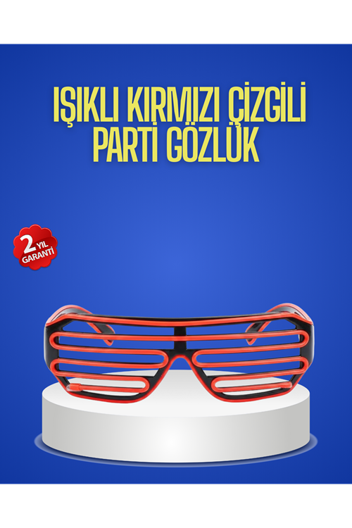 Gece Organizasyonları İçin Renkli LED Gözlük