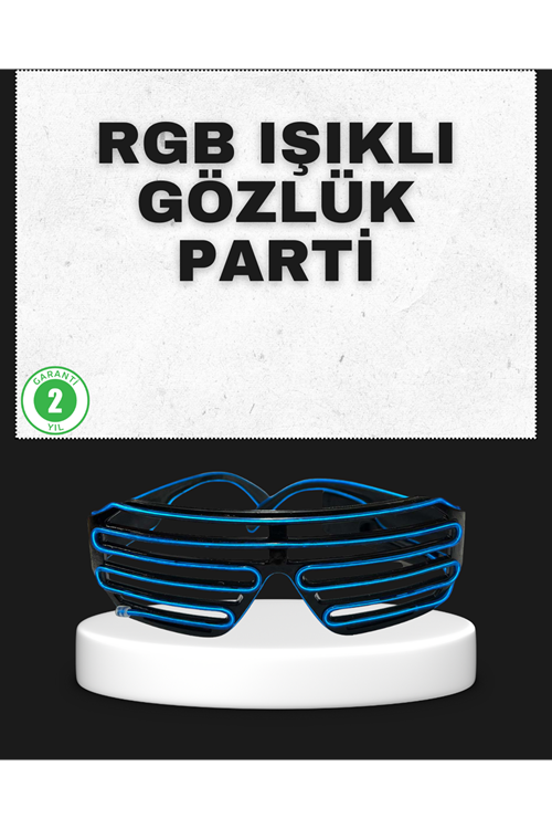 Parti ve Organizasyonlara Özel LED Işıklı Gözlük