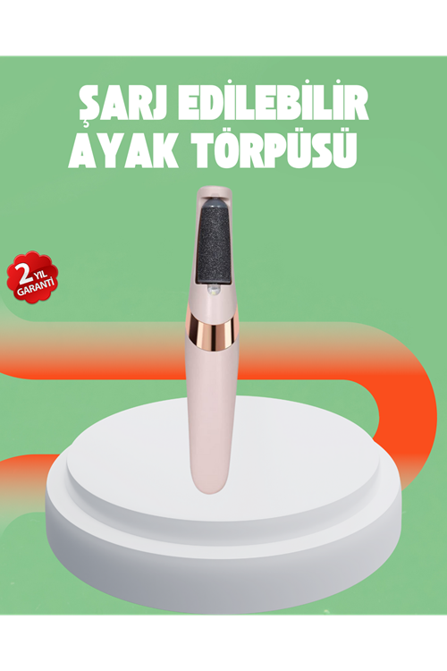 Elektrikli Ayak Törpüsü USB Şarjlı Nasır ve Kallus Giderici