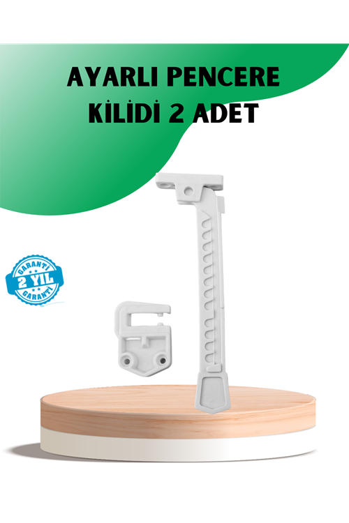 Emniyet Amaçlı Pencere Açılma Sınırlayıcı Aparat 2 Adet