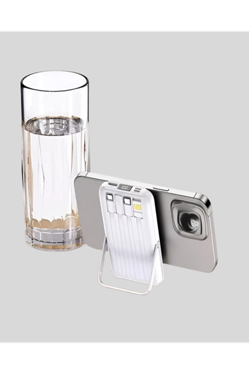 Kablosuz ve Kablolu Şarj Destekli Taşınabilir Powerbank