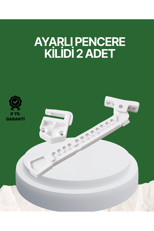 Çocuk ve Evcil Hayvanlar İçin Pencere Emniyet Kilidi 2 Adet