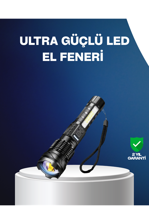 Outdoor ve Acil Durum İçin Güçlü LED El Feneri