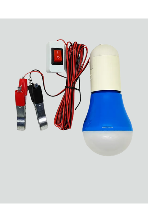 Aküden Çalışan 12V LED Ampul Taşınabilir Kullanım
