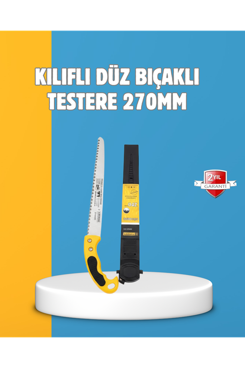 Düz Bıçaklı Budama Testeresi Kılıflı Güvenli Tasarım