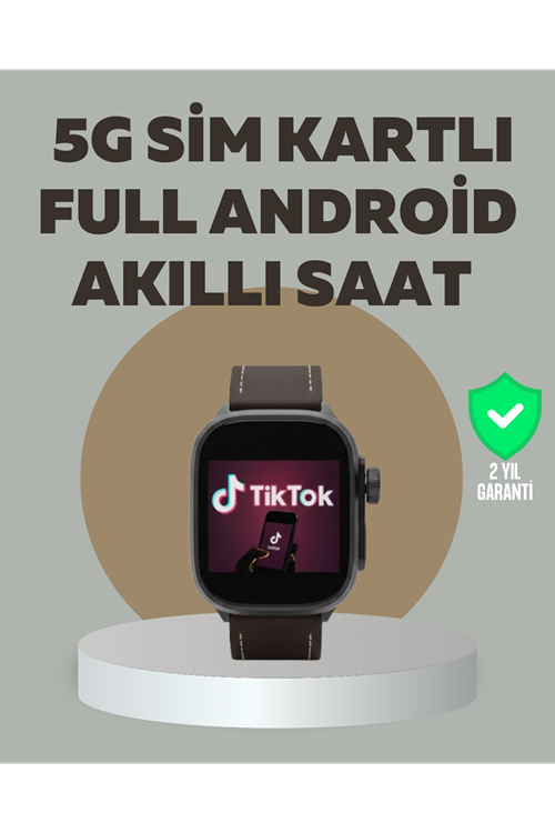 Android Akıllı Saat 5G Destekli Uygulama İndirme