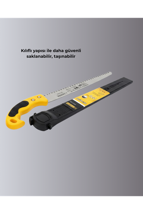 Düz Bıçaklı Budama Testeresi Kılıflı Güvenli Tasarım
