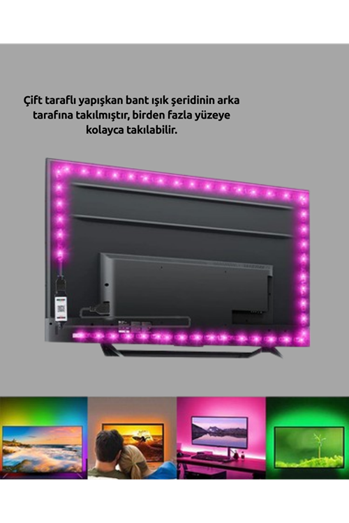 Uzaktan Kumandalı LED TV Arka Işık Şeridi