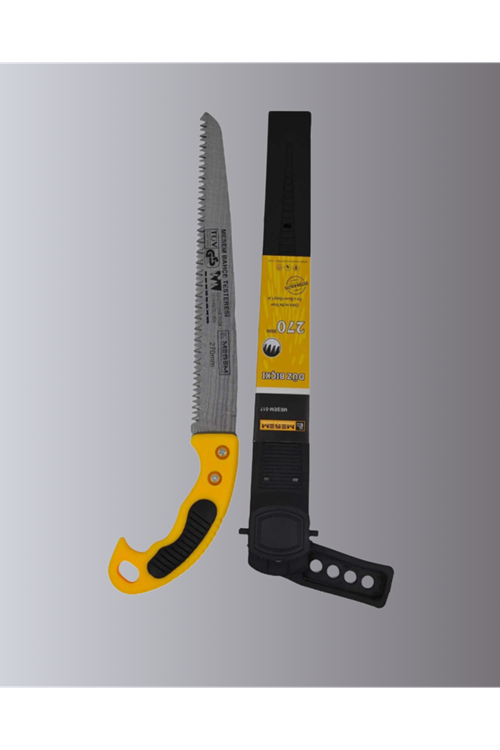 Kılıflı Budama Bahçe Testeresi 270 mm Düz Bıçaklı