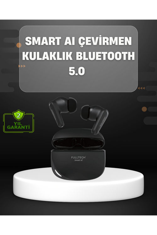Yapay Zeka Destekli Bluetooth Kulaklık Anlık Çeviri ve Gürültü Engelleme