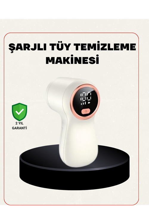 Şarjlı Tüy Temizleyici Paslanmaz Çelik Bıçaklı