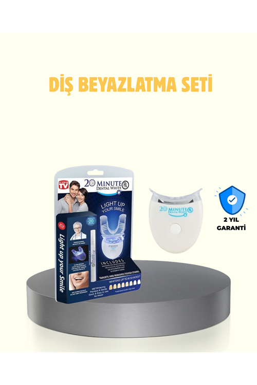 LED Işıklı Profesyonel Diş Beyazlatma Seti