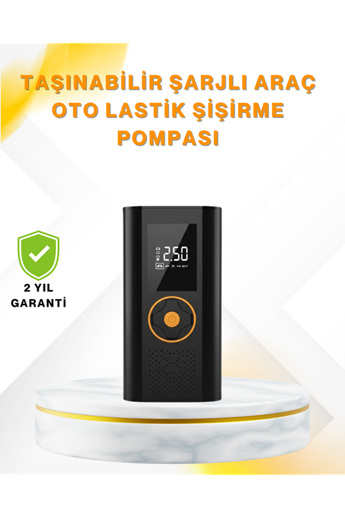 Dijital Göstergeli Taşınabilir Hava Kompresörü Güçlü Şişirme Performansı