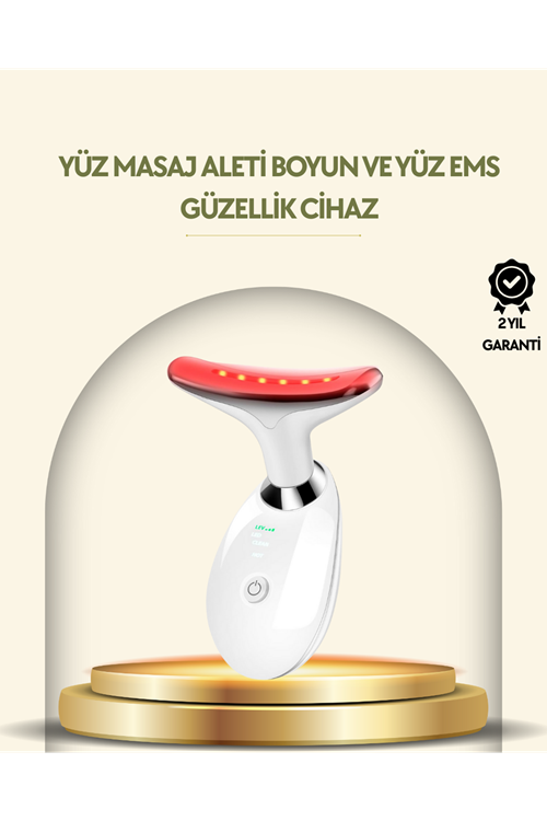 Kompakt ve Taşınabilir Cilt Bakım Cihazı – 3 Fonksiyonlu, USB Şarjlı, LED Işıklı Güzellik Aleti