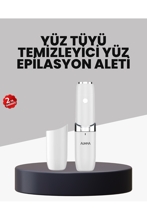 LED Işıklı Yüz Epilasyon Aleti Hassas ve Ağrısız Tüy Alma