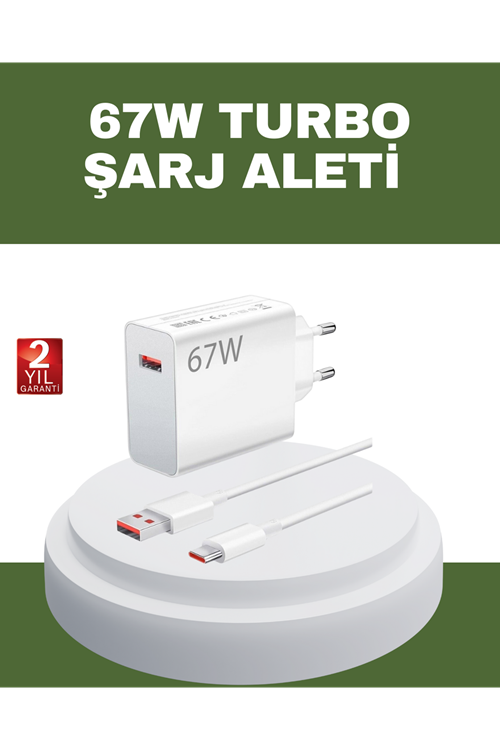 67 Watt Type C Hızlı Şarj Cihazı OnePlus 7 8 9 10 Uyumlu
