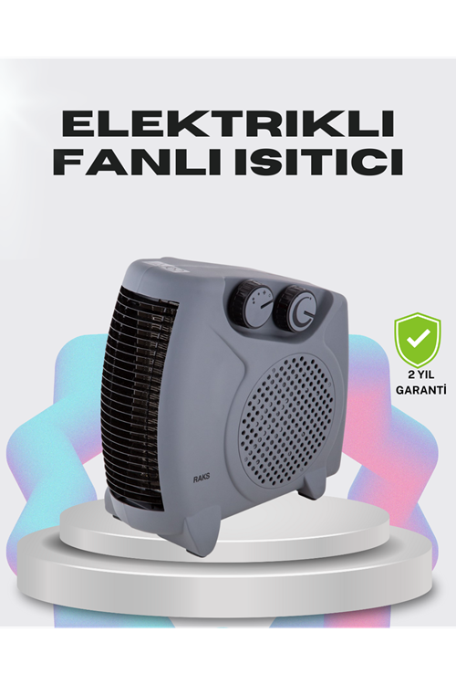 Çok Fonksiyonlu Fanlı Isıtıcı Isıtma ve Soğuk Hava Üfleme Özellikli