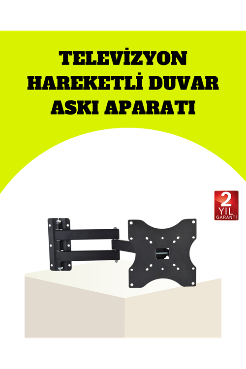 VESA Uyumlu Hareketli TV Askı Aparatı Kolay Montaj