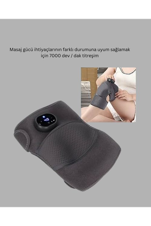 Diz ve Dirsek İçin Isıtmalı Masaj Dizlik Aparatı
