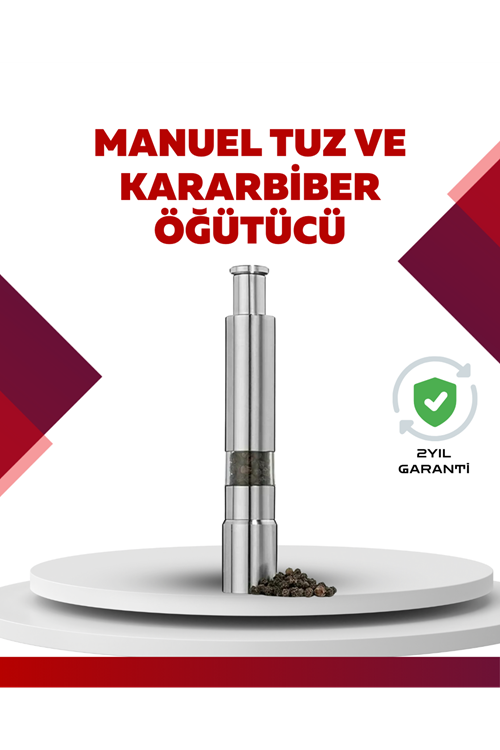 Hafif ve Kompakt, Taşınabilir Baharat Öğütücü - Mutfak ve Masa için