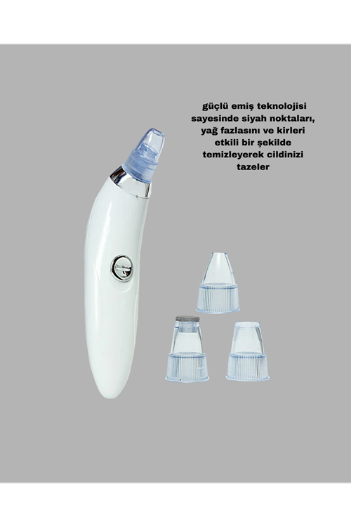 Dermaroller ve Vakumlu Siyah Nokta Temizleme Cihazı 2’li Cilt Bakım Seti