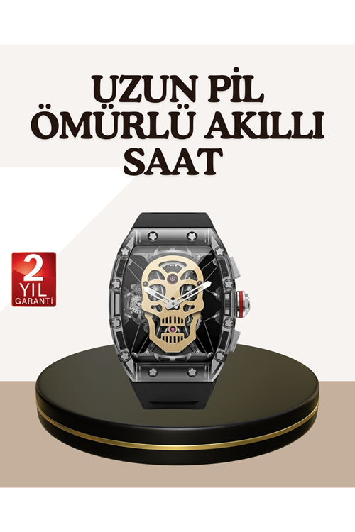 Dokunmatik Akıllı Saat Sesli Asistanlı Geniş Özellikli