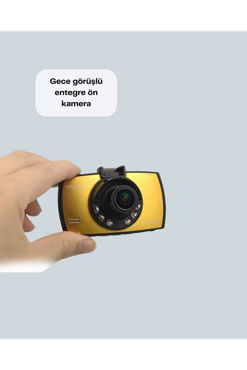 HD Araç Kamerası 2.7 İnç Ekran G Sensor Destekli