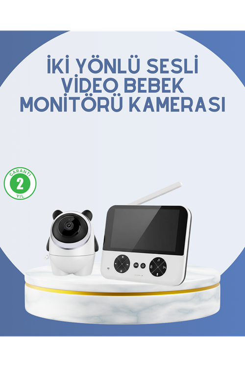 Kablosuz Bebek Monitörü 720P Görüntü ve Geniş Ekran