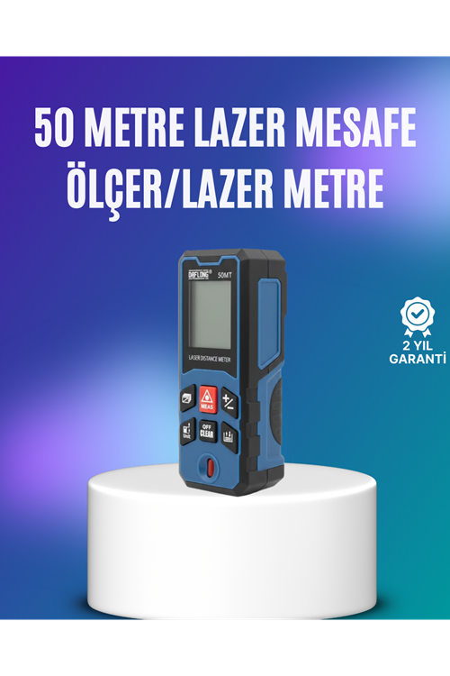Dijital Lazer Mesafe Ölçüm Cihazı İnşaat ve Ev Kullanımı