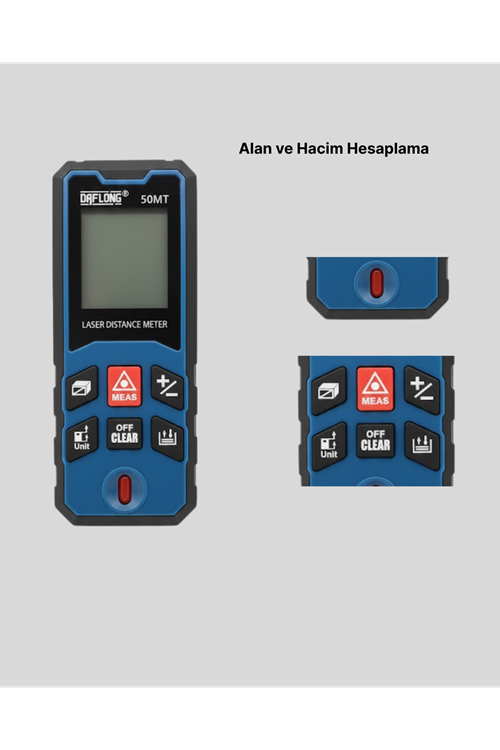 Dijital Lazer Mesafe Ölçüm Cihazı İnşaat ve Ev Kullanımı