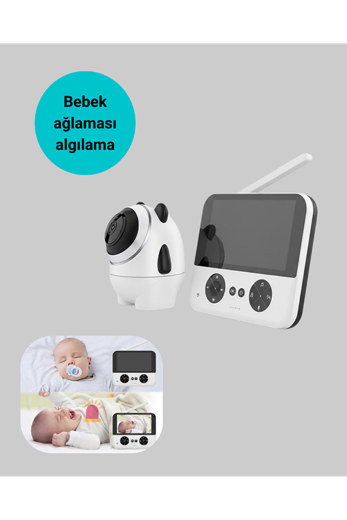 Uzaktan Kontrollü Bebek Kamerası Ninni ve Zoom Özellikli
