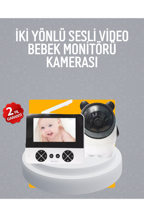 Görüntülü Bebek Monitörü 4.3 İnç Ekran ve Sesli İletişim