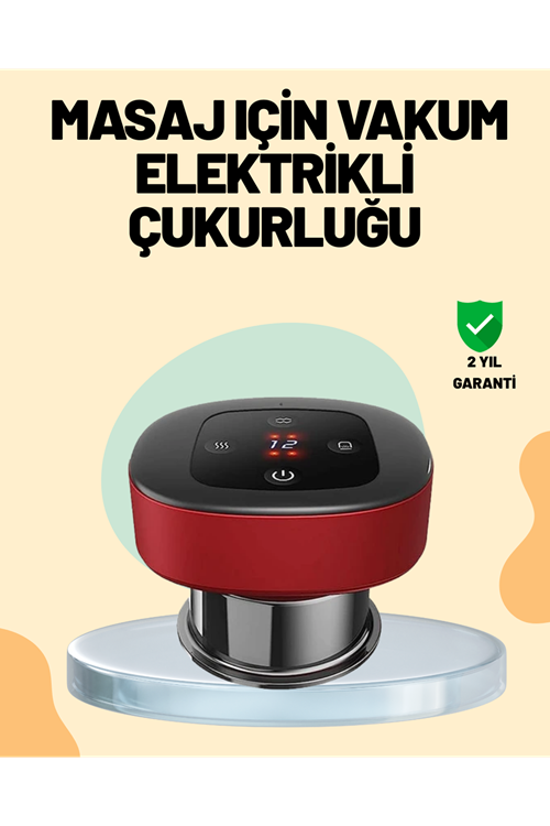 4’ü 1 Arada Elektrikli Çukurluk Masaj Seti Isı Masaj ve Kırmızı Işık