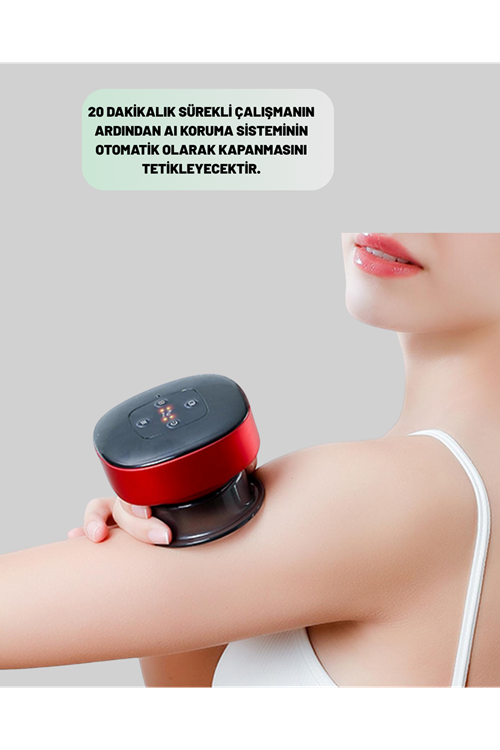 Akıllı Vakumlu Kupa Masaj Cihazı Ağrı Giderici ve Rahatlatıcı Terapi