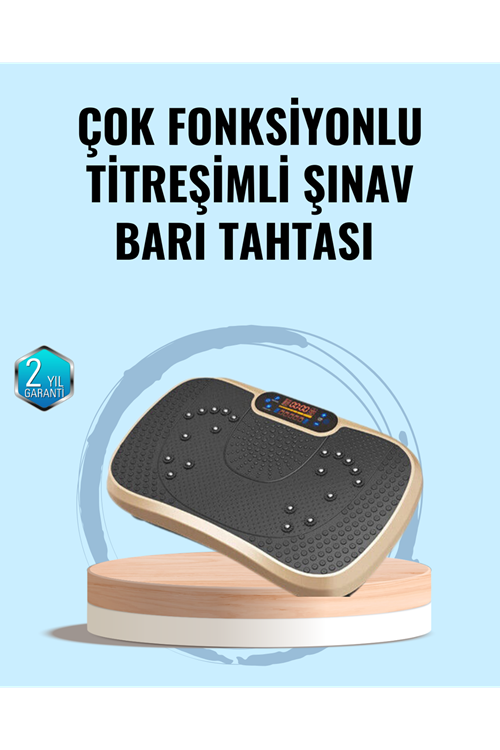 Evde Spor İçin Titreşimli Plate Fitness Platformu