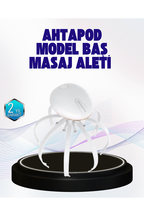 Taşınabilir Elektrikli Kafa Masaj Cihazı Sessiz Motor ve Ergonomik Tasarım