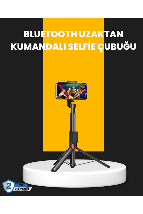 Canlı Yayın ve Fotoğraf İçin Tripodlu Telefon Tutucu