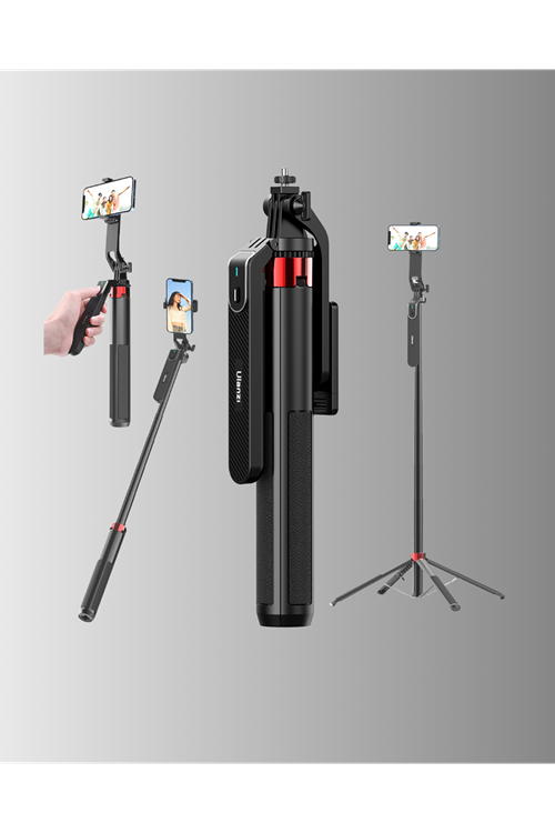 Canlı Yayın ve Fotoğraf İçin Tripodlu Telefon Tutucu