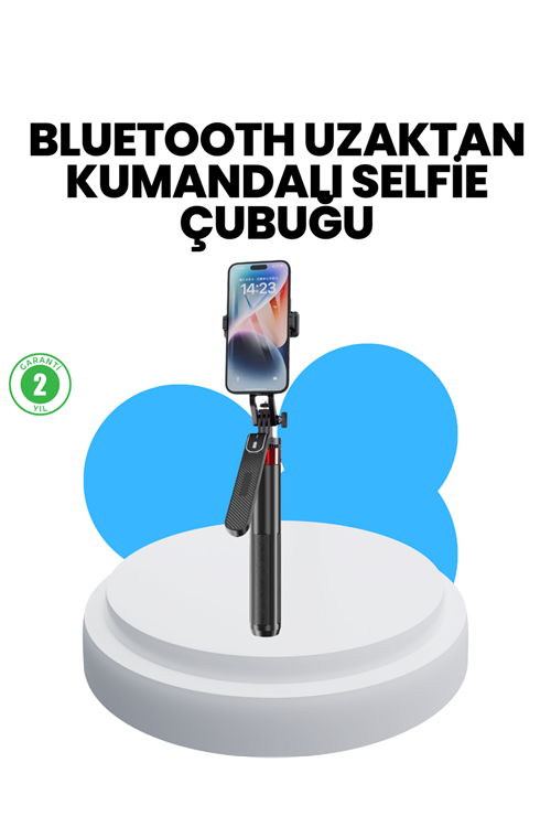 Taşınabilir Tripod ve Selfie Çubuğu Vlog ve Video Çekimi