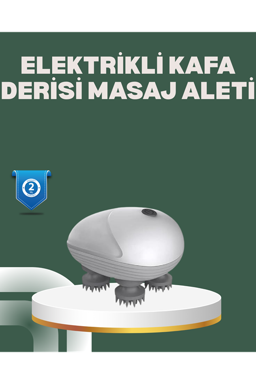 Derin Masaj Sağlayan Elektrikli Kafa Masaj Aleti