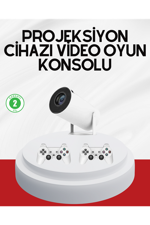 3D Oyun Destekli Kablosuz Ev Sinema Projeksiyon Cihazı