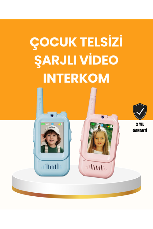 Uzun Menzilli Video Walkie Talkie Eğitici ve Eğlenceli Oyuncak