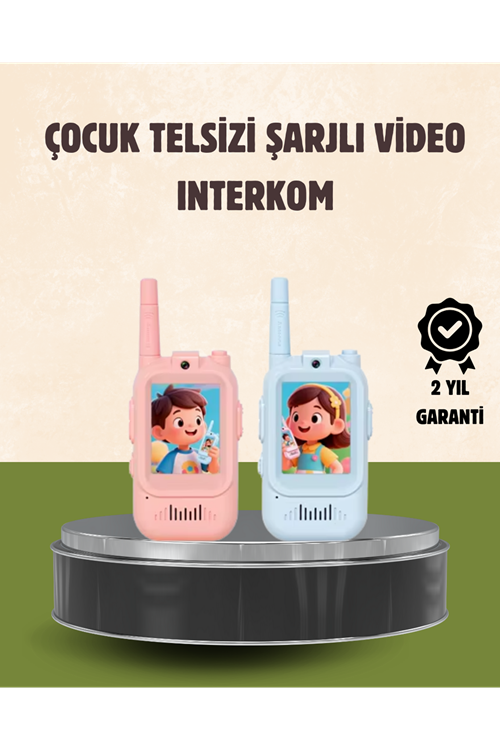 Görüntülü Walkie Talkie Çocuklar İçin Video İnterkomlu Oyuncak