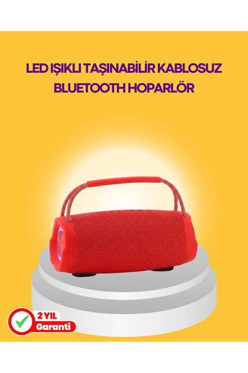 10W Güçlü Stereo Ses Sunan IPX6 Bluetooth Hoparlör