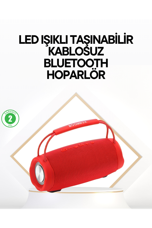Çevreleyen Sesli RGB Destekli Kablosuz Taşınabilir Hoparlör