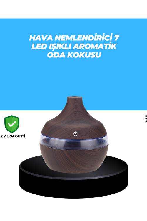 7 Renk Dinlendirici LED Işıklı Aroma Buhar Makinesi