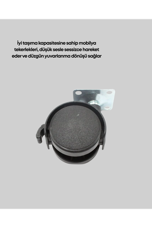 Kilitli 4 cm Evrensel Tekerlek Ayak Tek Adet