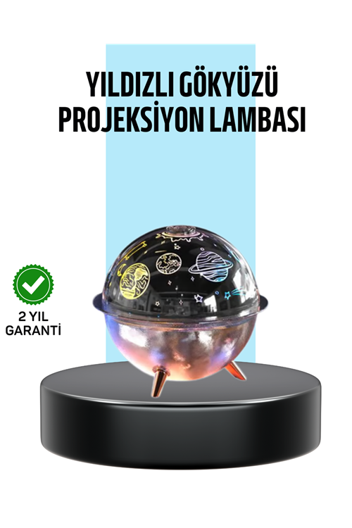Galaksi ve Yıldız Efektli Nemlendirici Işık Projektörü