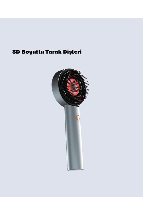 Saç Büyüme Destekleyici Elektrikli Masaj Tarak Yağ Aplikatörlü